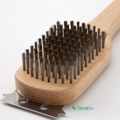 IKEA : GRILLTIDER : Barbecue Grill Cleaning Brush - Stainless Steel