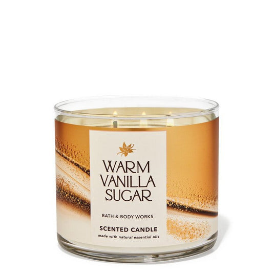 Bath and Body Works : 3-Wick Candle : Warm Vanilla Sugar