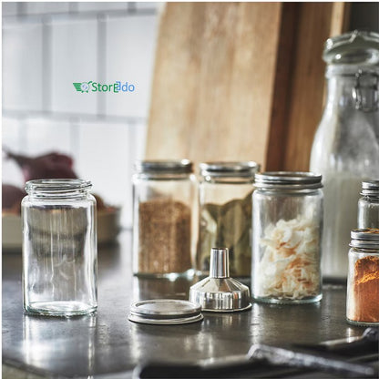 IKEA : CITRONHAJ : Spice Jar  Stainless Steel - Set of 4