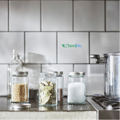 IKEA : CITRONHAJ : Spice Jar  Stainless Steel - Set of 4