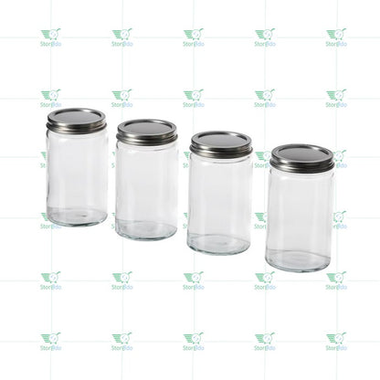 IKEA : CITRONHAJ : Spice Jar  Stainless Steel - Set of 4