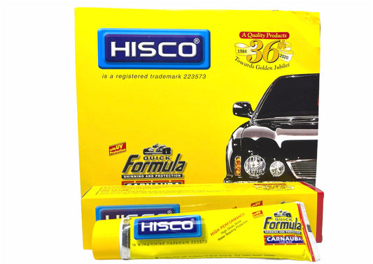 Formula Carnauba Car Wax High Gloss Shine 100gm HISCO