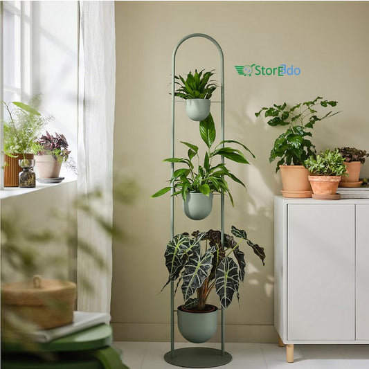 IKEA : DAKSJUS : Plant Stand With 3 Plant Pots