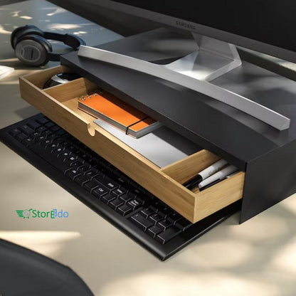 IKEA : ELLOVEN : Monitor Stand With Drawer