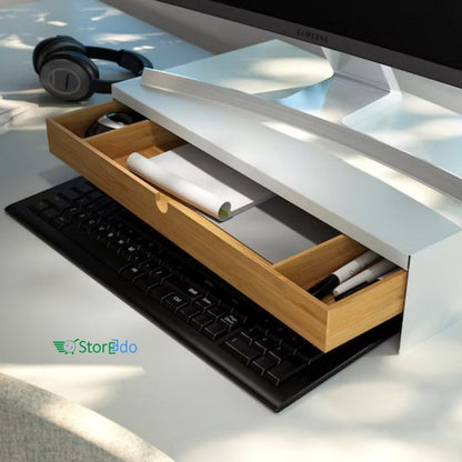 IKEA : ELLOVEN : Monitor Stand With Drawer