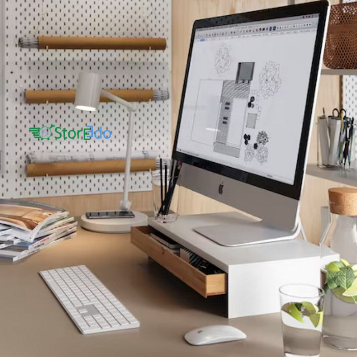 IKEA : ELLOVEN : Monitor Stand With Drawer
