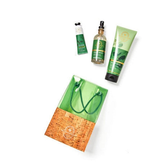 Bath and Body Works : Eucalyptus Spearmint Gift Bag Set - Set of 3