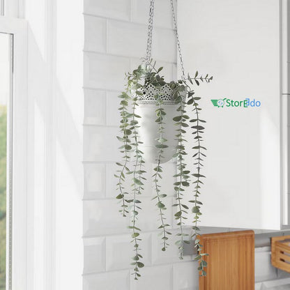 IKEA : FEJKA : Artificial Potted Plant In Out Door Hanging - Eucalyptus
