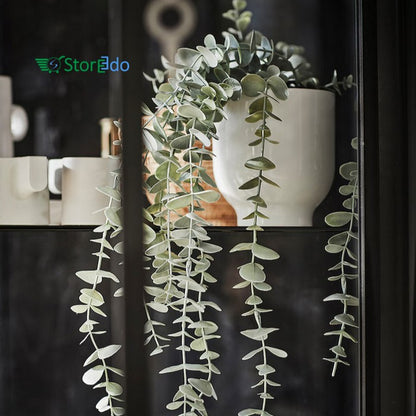 IKEA : FEJKA : Artificial Potted Plant In Out Door Hanging - Eucalyptus