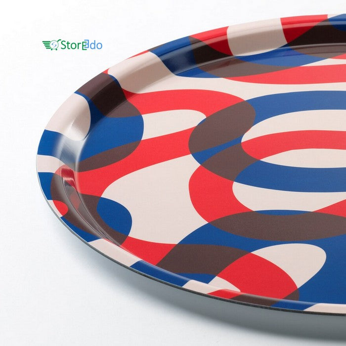 IKEA : FRAMKALLA : Patterned Tray