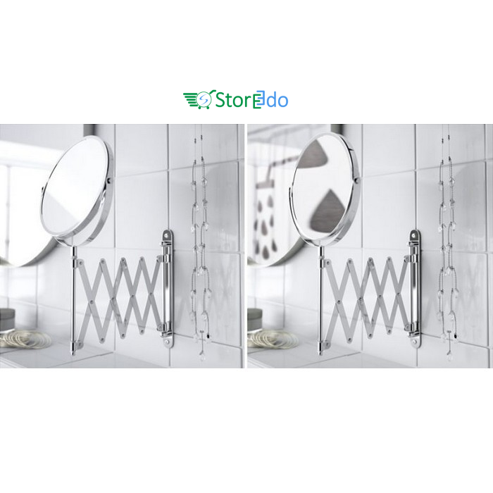 IKEA : FRACK : Stainless Steel 2-Way Wall Mirror