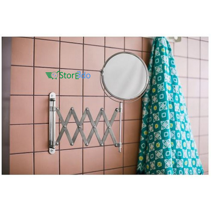 IKEA : FRACK : Stainless Steel 2-Way Wall Mirror