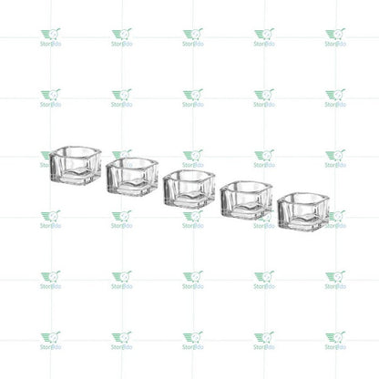 IKEA : GLASIG : Tealight Candle Holder - Set of 5