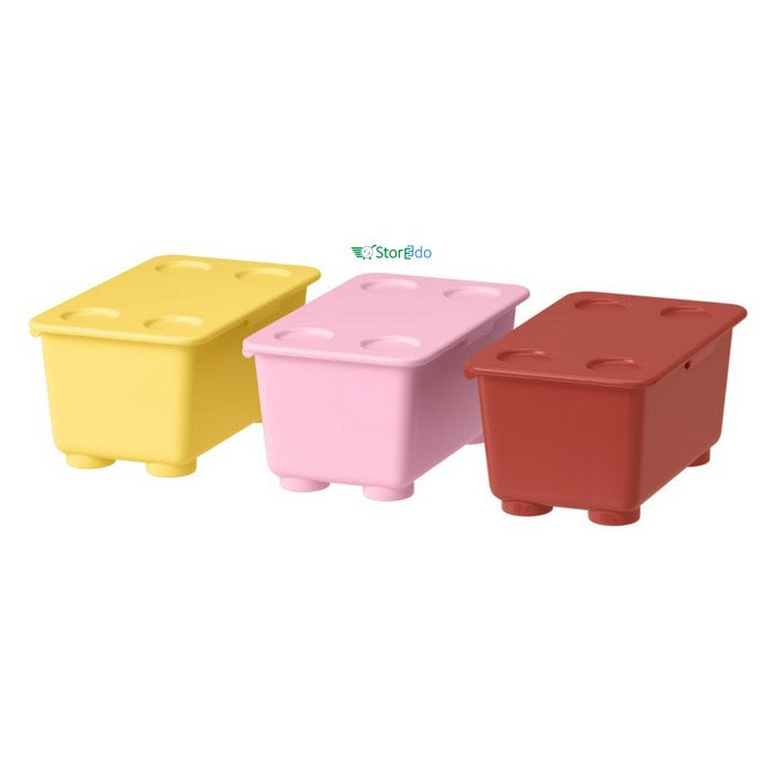 IKEA : GLIS : Boxes with Lid - Set of 3