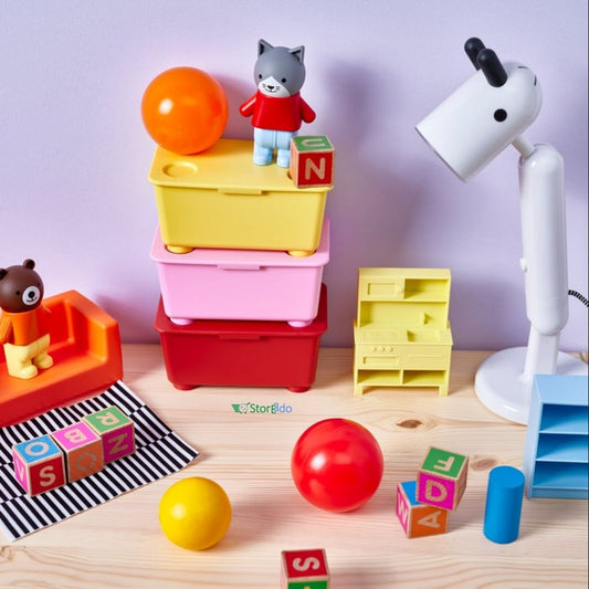 IKEA : GLIS : Boxes with Lid - Set of 3