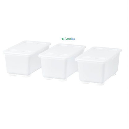 IKEA : GLIS : Boxes with Lid - Set of 3