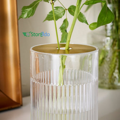 IKEA : GRADVIS : Vase With Metal Insert