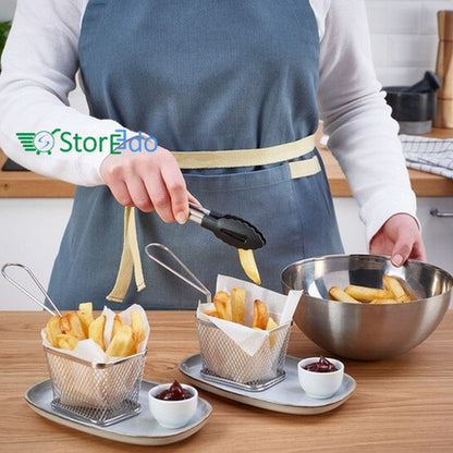 IKEA : GRILLTIDER : Serving Basket - Stainless Steel