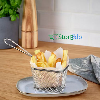 IKEA : GRILLTIDER : Serving Basket - Stainless Steel