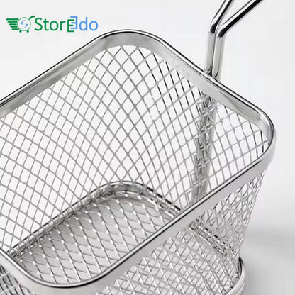 IKEA : GRILLTIDER : Serving Basket - Stainless Steel