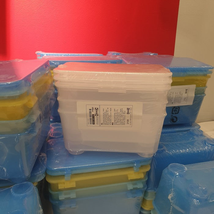 IKEA : GLIS : Boxes with Lid - Set of 3