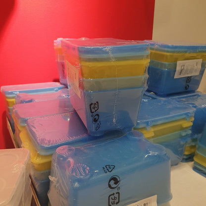 IKEA : GLIS : Boxes with Lid - Set of 3