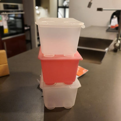 IKEA : GLIS : Boxes with Lid - Set of 3