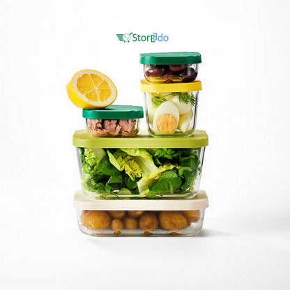 IKEA : HAVSTOBIS : Food Container With Lid - Set of 5