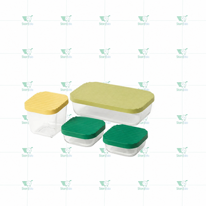 IKEA : HAVSTOBIS : Food Container With Lid - Set of 4