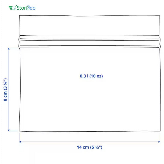 IKEA : ISTAD : Plastic Sealing Bags