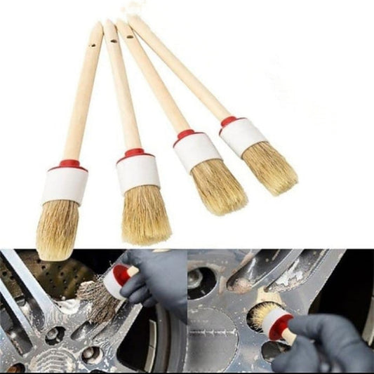 Detailing And Cleaning Brushes Set - 4pcs
