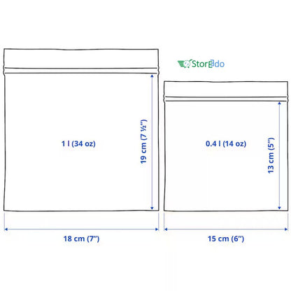 IKEA : ISTAD : Plastic Sealing Bags