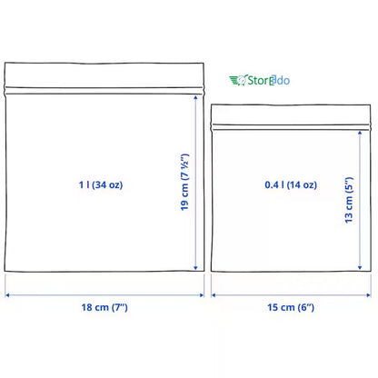 IKEA : ISTAD : Plastic Sealing Bags