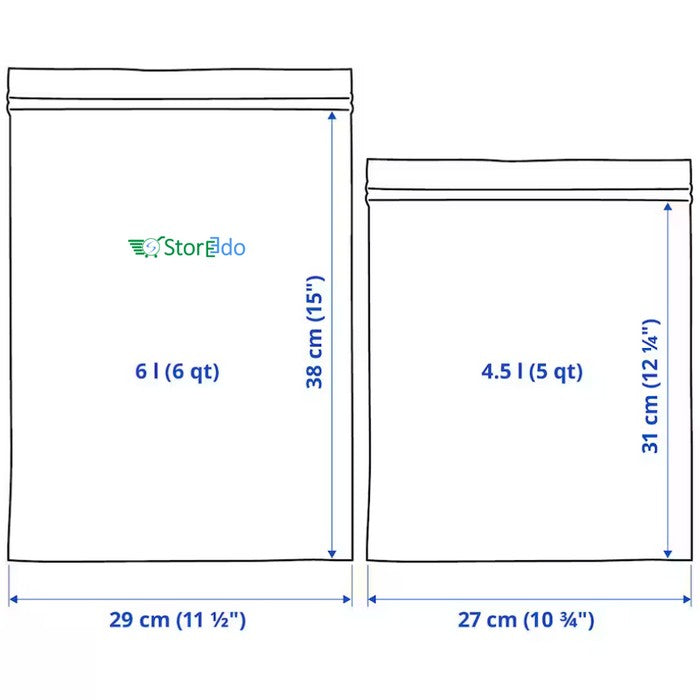 IKEA : ISTAD : Plastic Sealing Bags