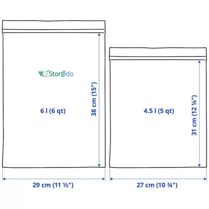 IKEA : ISTAD : Plastic Sealing Bags