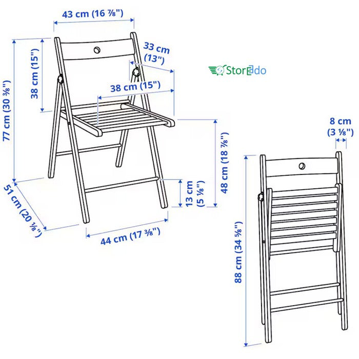 IKEA : TERJE : Folding Chair