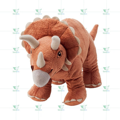IKEA : JATTELIK : Dinosaur Soft Toy - Triceratops