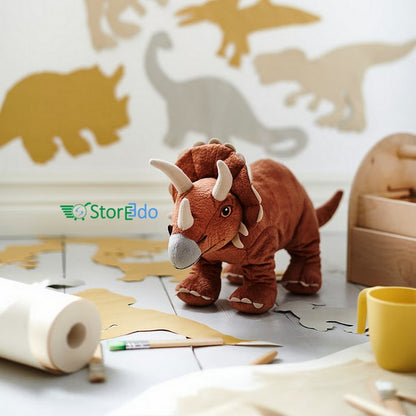 IKEA : JATTELIK : Dinosaur Soft Toy - Triceratops
