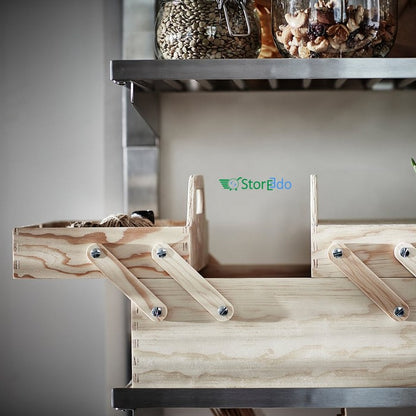 IKEA : KLAMMEMACKA : Desk Organiser - Natural PlyWood