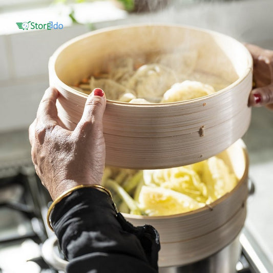 IKEA : KLOCKREN : Steamer Bamboo