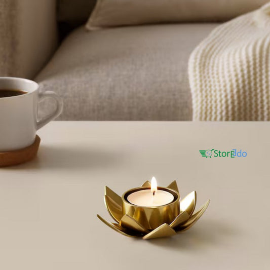 IKEA : KNASTRIGT : Tealight Holder - Lotus