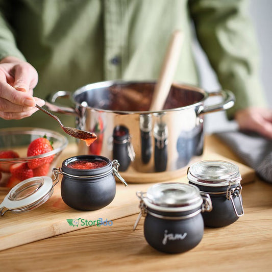 IKEA : KORKEN : Jar With Lid - Set of 3