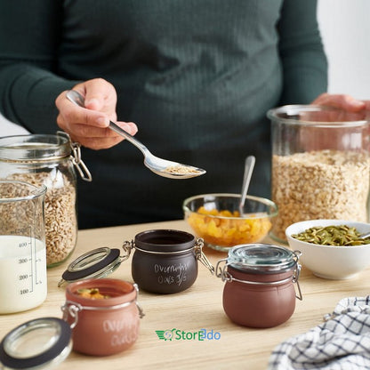 IKEA : KORKEN : Jar With Lid - Set of 3