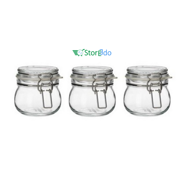 IKEA : KORKEN : Air Tight Glass Jars - Set of 3