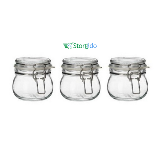 IKEA : KORKEN : Air Tight Glass Jars - Set of 3