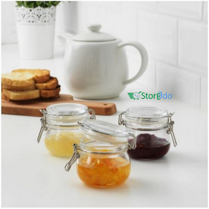 IKEA : KORKEN : Air Tight Glass Jars - Set of 3