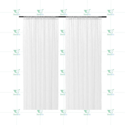 IKEA : LILLEGERD : Sheer Curtains With Rod Pocket