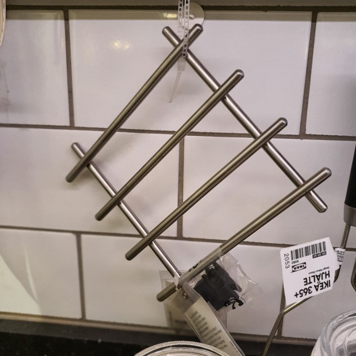 IKEA : LAMPLIG : Stainless Steel Pot Stand