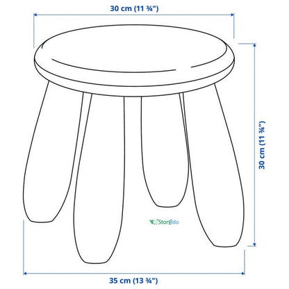 IKEA : MAMMUT : Plastic Children's Stool