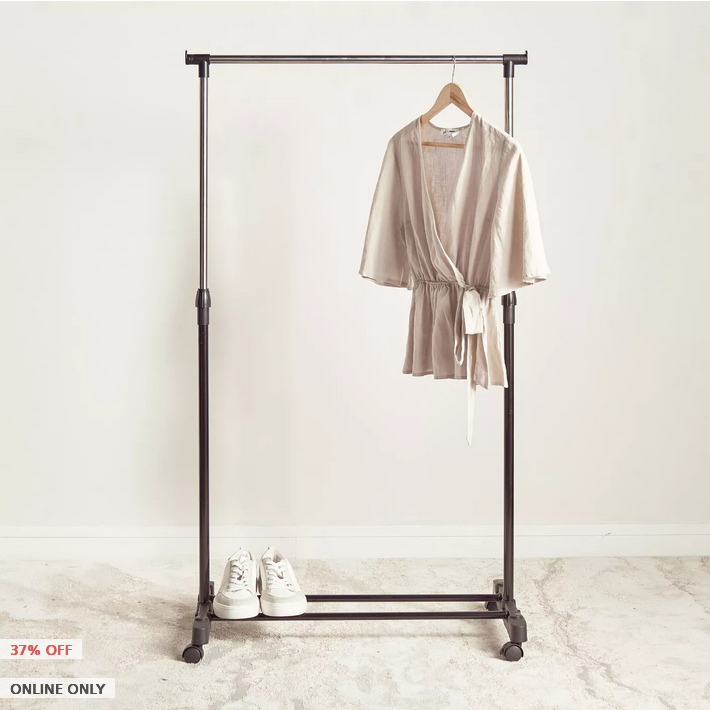 HomeCentre : MEGAN : Cloths Rail With Wheels